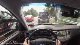 POV Drive Hyundai Genesis Suburbs