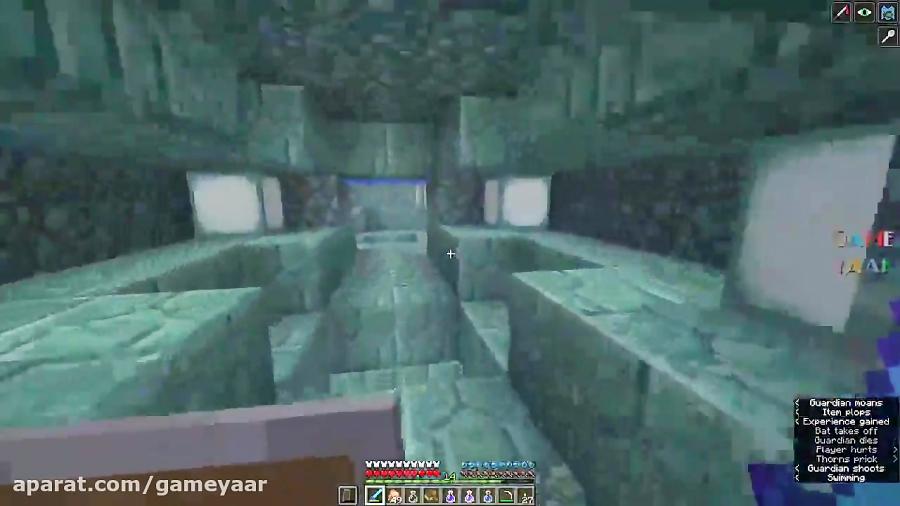 ماین کرافت Survival mode قصری در زیر دریا #35
