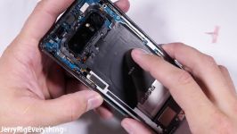 کالبد شکافی شفاف کردن پنل پشتی Samsung Galaxy Note8