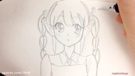 Drawing anime characters easy Real Time