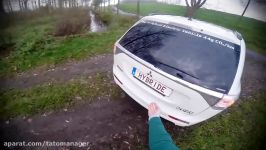 Mitsubishi Outlander PHEV plug in hybrid 2014 POV test drive GoPro