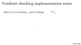 14 Gradient Checking Implementation Notes