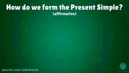 Forming the Present Simple tense in English