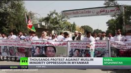 Rallies worldwide to protest violence against Rohingya in Myanmar