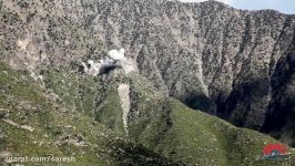 بمباران تک تیر انداز طالبان در افغانستان توسط نیروهوایی