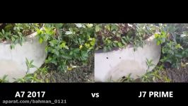 بررسی دوربین سامسونگ A7 2017 VS J7 PRIME پرایم