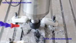 ChinaCNCzone CNC 6090 Mini CNC Milling Machine for 5mm Deep Aluminum Millng