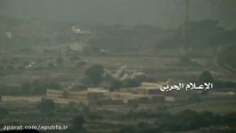 هدف قرار دادن نیروهای سعودی توسط توپخانه یمنی ها
