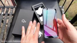 جعبه گشایی گوشی موبایل الجی کیو شش LG Q6