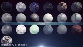 مجموعه 250 متریال سه بعدی Starfall برای Element 3D