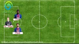 ترکیب احتمالی یوونتوس بارسلونا در بازی روز 3شنبه