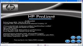 Setting up the iLO3 Interface on the HP DL360 G7 Server