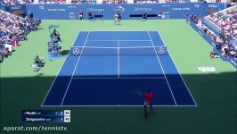 گزیده مسابقه بین Nadal Dolgopolov  مسابقات US open2