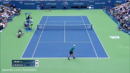 گزیده مسابقه بین Nadal Anderson  مسابقات US open2017