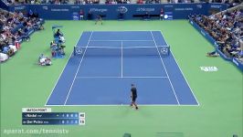 گزیده مسابقه بین Nadal Del Potro مسابقات US open2017