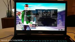 Overclocked MSI GS73VR 120HZ 1060 6GB Running GTA V MAX SETTINGS