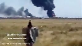 تانکر حمل سوخت در محور قوچان مشهد منفجر شد