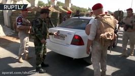 RAW Al Rastan receives Russian humanitarian aid along reopened Hama Homs highway