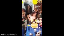 آتش گرفتن موهای دختربچه در جشن تولدش