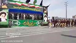 رژه پیشمرگان کرد مسلمان در ارومیه