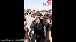 عزاداری جانسوزانه پدر ابوالفضل ۱۱ ساله در تشییع جنازه