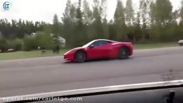 Ferrari 458 vs Mercedes Benz SLS AMG