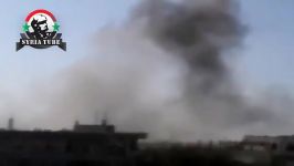 درعا سوریه بمباران مواضع مزدوران توسط جنگنده های ارتش سوریه