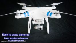 Thermal FLIR camera on the DJI Phantom 2 Vision+