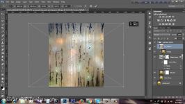 آموزش اکشن فتوشاپ ایجاد افکت شیشه خیس