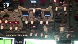Boeing 737 NG cockpit demonstration