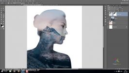 آموزش نحوه ایجاد افکت دابل اکسپوژر در فتوشاپ
