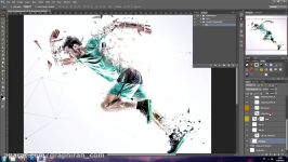Geometric Decomposition Photoshop Action