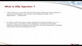 Trend Micro Tech TV Demonstrate and Prevent SQL Injection Exploits