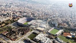 تغییرات ورزشگاه نیوکمپ بارسلونا در 4 سال