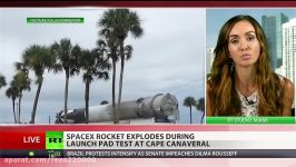 SpaceX’s Falcon 9 rocket explodes on launch pad