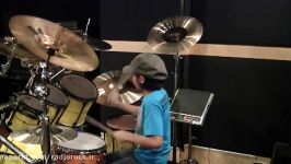 RYUGA 10 years old SERPENS CAUDA  TONY MACALPINE DRUM SOLO