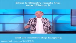 Ellen DeGeneres brilliantly roasts the new iPhone X.