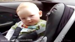 Funny sleeping Baby very Cute نوزاد خواب آلود زیبا بامزه خنده دار دیدنی