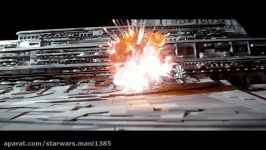 Battle of Jakku scene before Star Wars 7