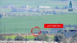 حمله تحریر الشام تاو به توپ تانک ارتش در شمال حماه