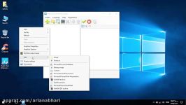 آموزش اضافه کردن گزینه به منوی راست کلیک دسکتاپ