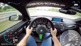 377HP BMW M235i ARMYTRIX Autobahn POV TOP SPEED