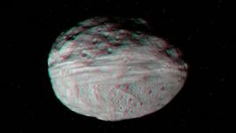 Soar Over Asteroid Vesta in 3 D