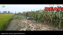 GREAT FARM cornmaize reaper machine