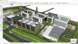 مدل اسکچاپ دانشگاه 3 بعدی  B8