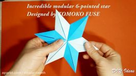 Origami star Tomoko Fuse. Origami Christmas star