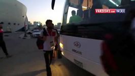 ورود بازیکنان پرسپولیس به بن زاید برای بازی الهلال