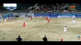 فوتبال ساحلی جام بین قاره ای ایران 5 روسیه4