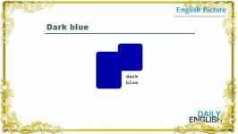 English Picture – Lesson 8  Name of Color Daily English 2017