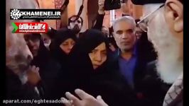 دیدار رهبر انقلاب خانواده شهید محسن حججی